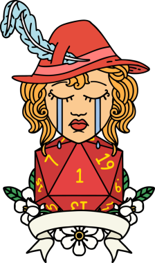 Retro Dövme Tarzı İnsan Ozan Karakteri Yüzü Bir İnsan Tarafından Çizildi