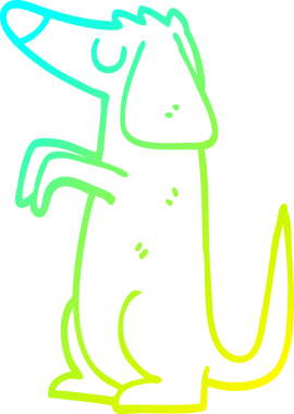 Bir insan tarafından çizilmiş iyi huylu bir çizgi film çizimi.