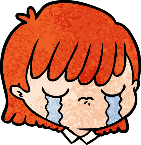 Bir insan tarafından çizilmiş bir kadın yüzü.