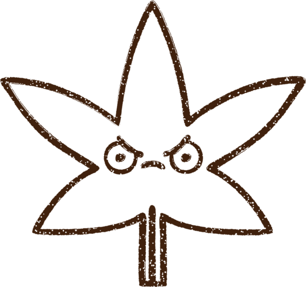 Yaprak Kömürü Bir insan tarafından çizilmiş