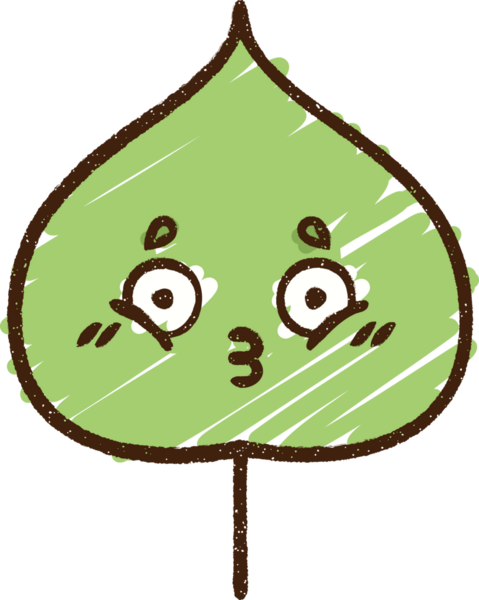 Bir insan tarafından çizilen Yaprak Tebeşiri