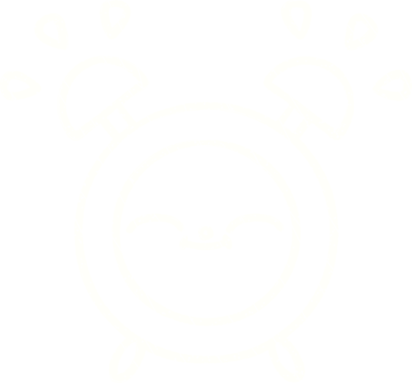 Bir insan tarafından çizilen Alarm Saati Tebeşiri