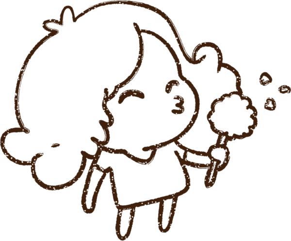 Bir insan tarafından çizilen Mutlu Kadın Kömürü