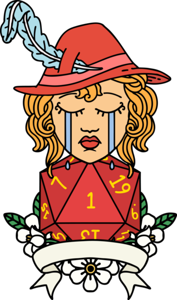 Retro Dövme Tarzı İnsan Ozan Karakteri Yüzü Bir İnsan Tarafından Çizildi