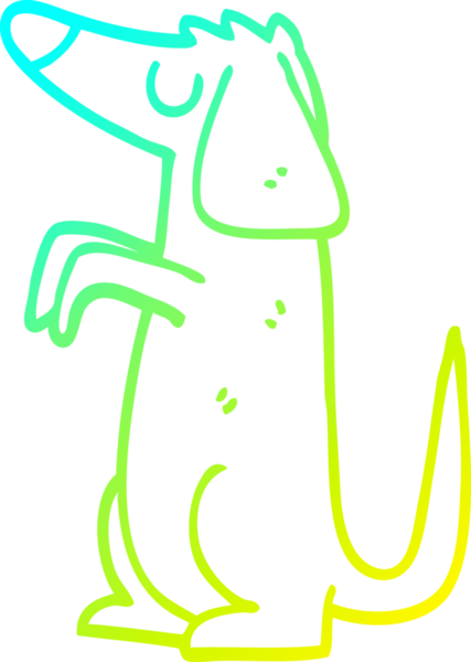 Bir insan tarafından çizilmiş iyi huylu bir çizgi film çizimi.