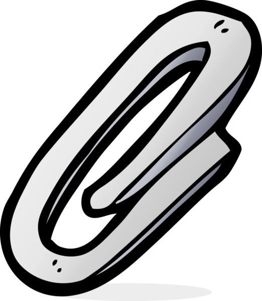 Bir insan tarafından çizilmiş bir ataç.