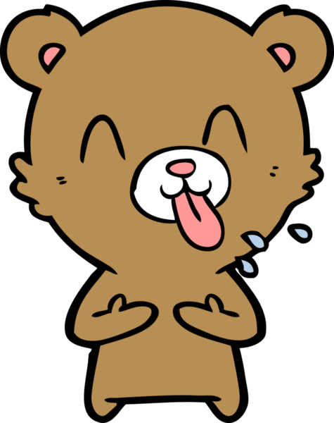 Bir insan tarafından çizilmiş bir çizgi film karakteri.