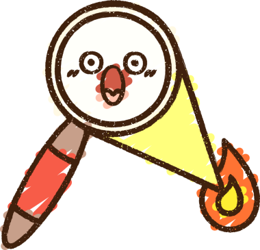 Bir insan tarafından çizilen Büyüteç Tebeşir Çizimi