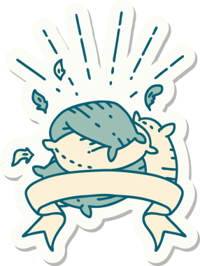 Bir insan tarafından çizilmiş dövme stili yastık yığını.