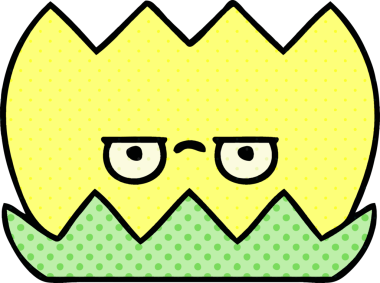 Bir insan tarafından çizilmiş bir nilüfer çiçeği çizgi filmi.