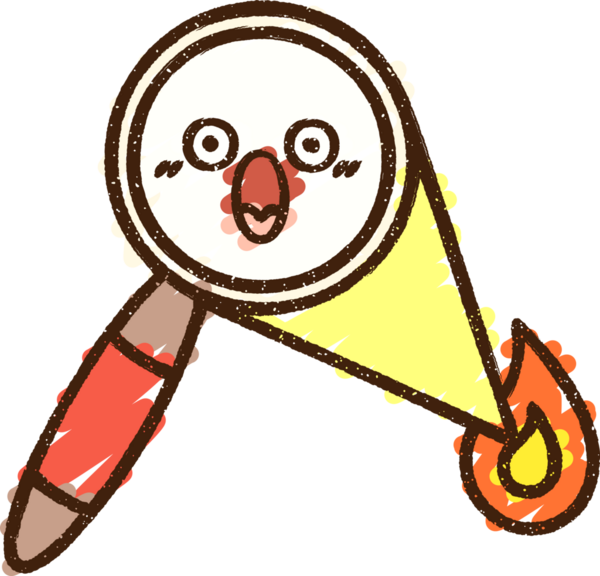 Bir insan tarafından çizilen Büyüteç Tebeşir Çizimi