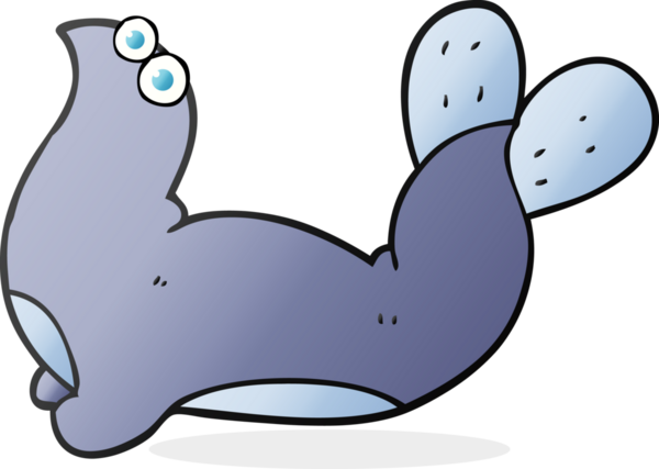 Bir insan tarafından çizilmiş serbest karikatür mührü