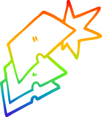 Bir insan tarafından çizilmiş bir iş bıçağının çizimi.