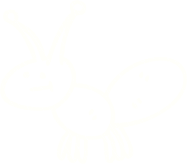 Bir insan tarafından çizilen Parlak Böcek Tebeşiri