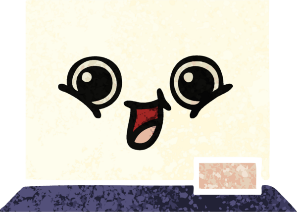 Bir insan tarafından çizilmiş beyaz bir panonun retro çizim tarzı karikatürü