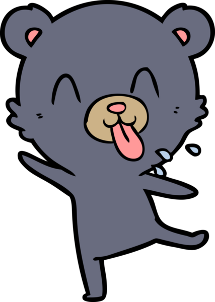 Bir insan tarafından çizilmiş bir çizgi film karakteri.