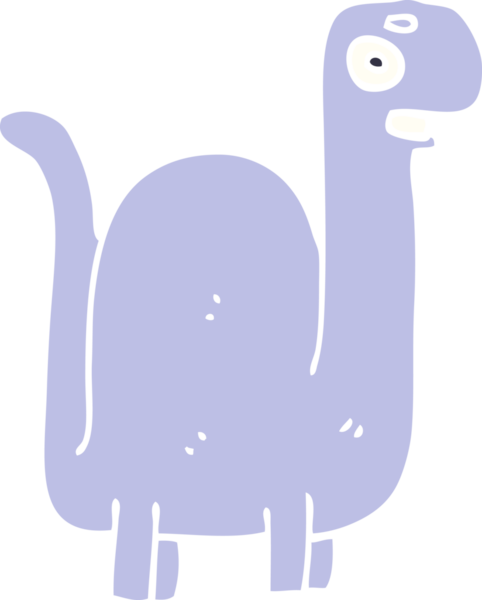 Bir insan tarafından çizilmiş tarih öncesi dinozor karalaması.