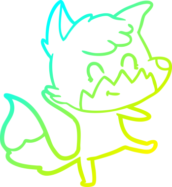 Bir insan tarafından çizilmiş soğuk hava çizgisi.