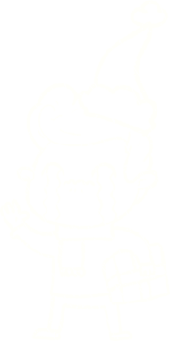 Bir insan tarafından çizilen Noel Adam Tebeşiri