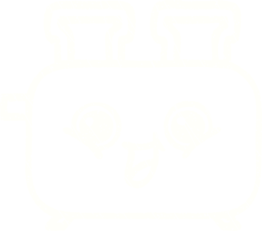 Bir insan tarafından çizilen tost makinesi tebeşiri