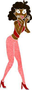 Bir insan tarafından çizilmiş bir karikatür.