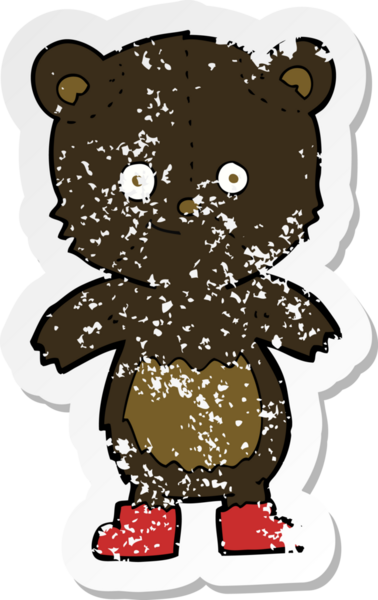 Bir insan tarafından çizilmiş alevli bir sosisin gerilimli yapıştırması.