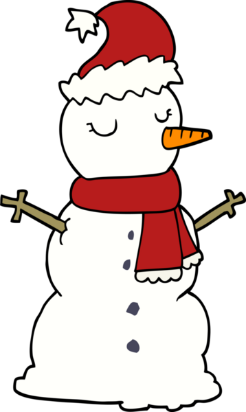 bir insan tarafından çizilmiş kardan adam çizgi filmi