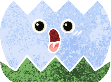 Bir insan tarafından çizilmiş bir nilüfer çiçeğinin retro çizim tarzı karikatürü