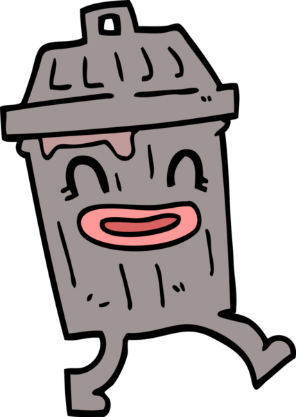 Bir insan tarafından çizilmiş karalama çöplüğü.