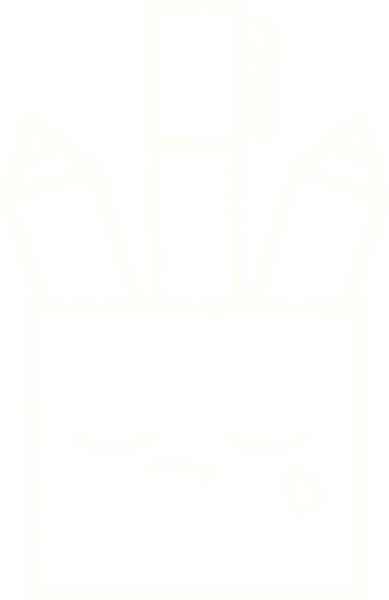 Bir insan tarafından çizilen Sanat Malzemeleri Tebeşiri