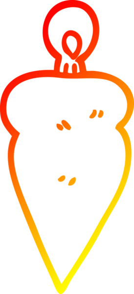 Bir insan tarafından çizilmiş bir çizgi filmin sıcak gradyan çizimi.