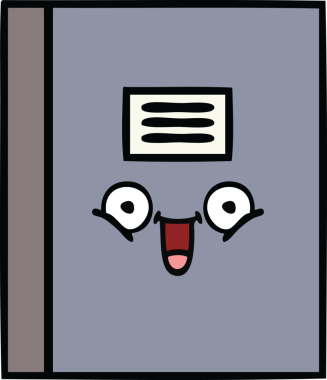 Bir insan tarafından çizilmiş güzel bir defter karikatürü.