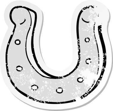 Bir insan tarafından çizilmiş bir çizgi filmin gerilimli çıkartması.