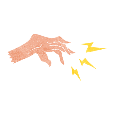 Bir insan tarafından çizilmiş el yapımı çizgi film büyüsü.