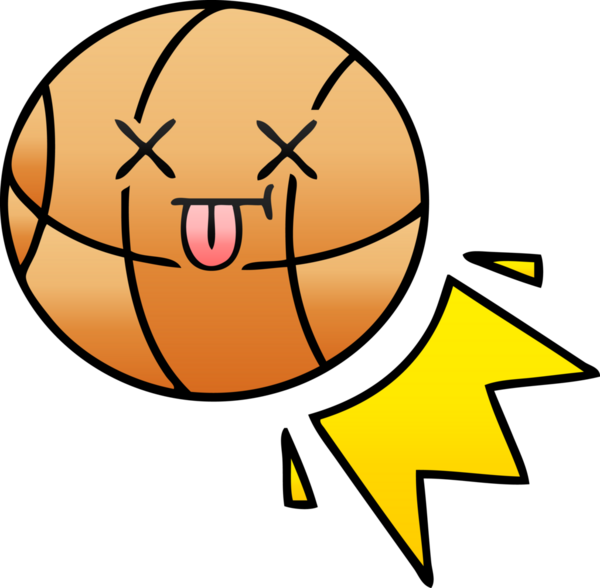 Bir insan tarafından çizilmiş bir topun gölgeli çizgi filmi.