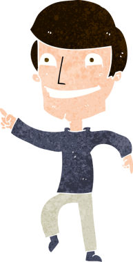 Bir insan tarafından çizilmiş mutlu adam çizgi filmi.