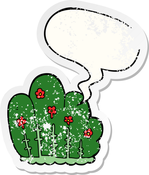 Konuşma baloncuğu olan karikatür çiti bir insan tarafından çizilmiş sıkıntılı eski bir çıkartma