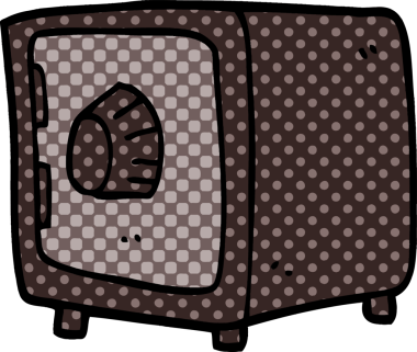 Bir insan tarafından çizilmiş karikatür kasası.