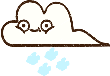 Bir insan tarafından çizilen Bulut Tebeşiri