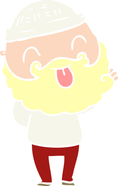 Bir insan tarafından çizilmiş sakallı bir adam.