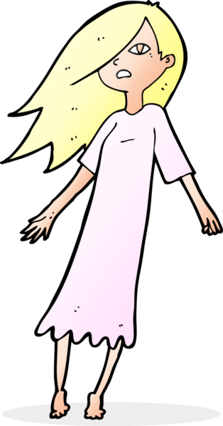 Bir insan tarafından çizilmiş hayalet gibi.