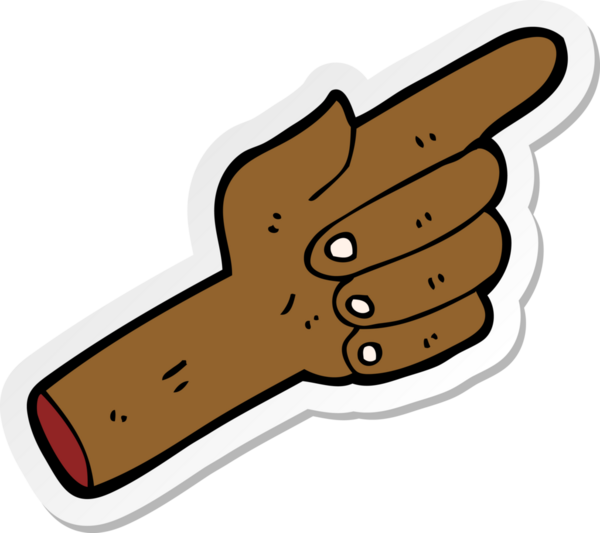 Bir insan tarafından çizilmiş bir çizgi filmin çıkartması.