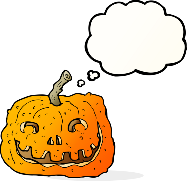 Bir insan tarafından çizilmiş balkabağı.