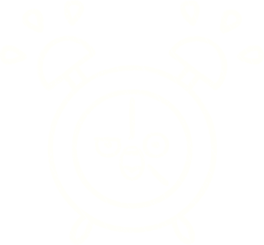 Bir insan tarafından çizilen Alarm Saati Tebeşiri