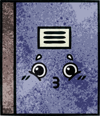 Bir insan tarafından çizilmiş bir defterin retro grunge desen karikatürü