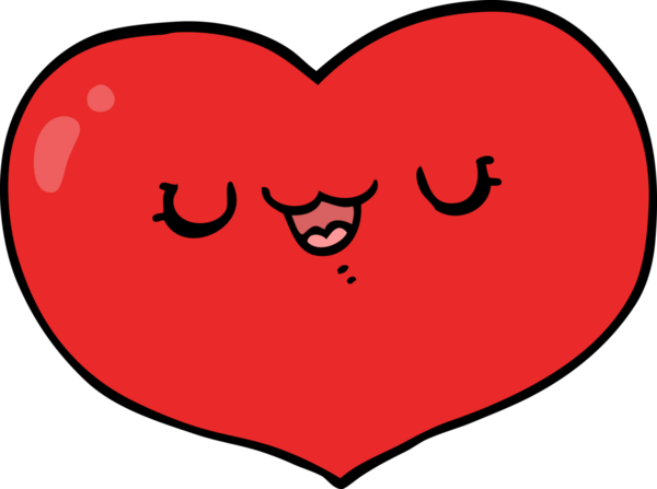 Bir insan tarafından çizilmiş aşk dolu bir kalp.