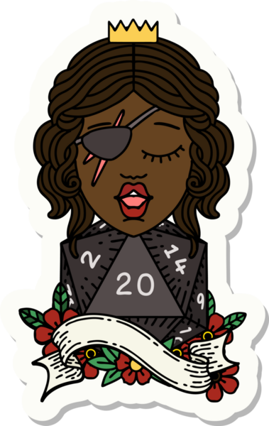 Bir insan tarafından çizilmiş 20 zarlı düzenbaz insan etiketi.