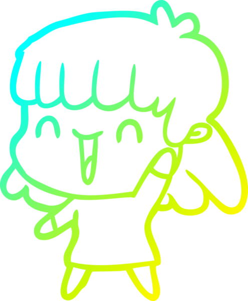 Bir insan tarafından çizilmiş bir karikatür kadın çizimi.