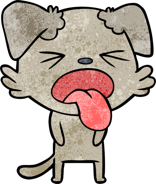 Bir insan tarafından çizilmiş iğrenç bir çizgi film.