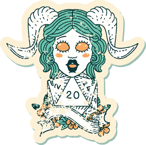 Retro Dövme Biçimi Bir insan tarafından çizilmiş doğal yirmi zar atışıyla düzenleme